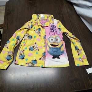 New Despicable Me Pajama Set Size Girl's 8
